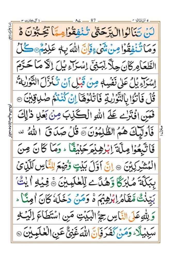 Surah Al Imran page 18