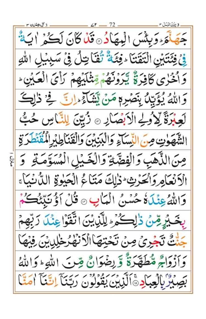 Surah Al Imran page 3
