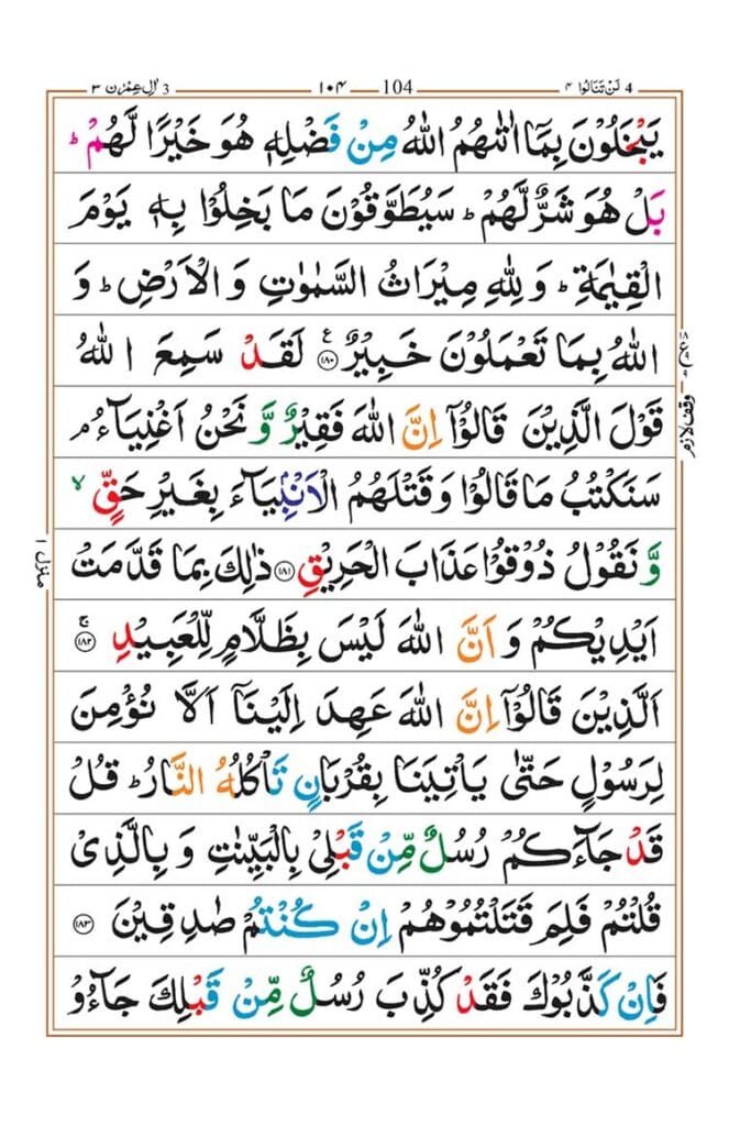 Surah Al Imran page 35