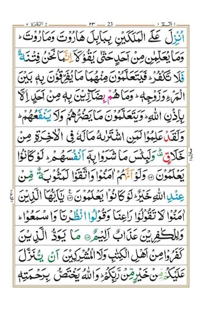 surah baqarah page 19