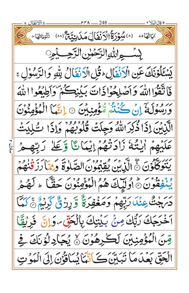 Surah Al Anfa page 1