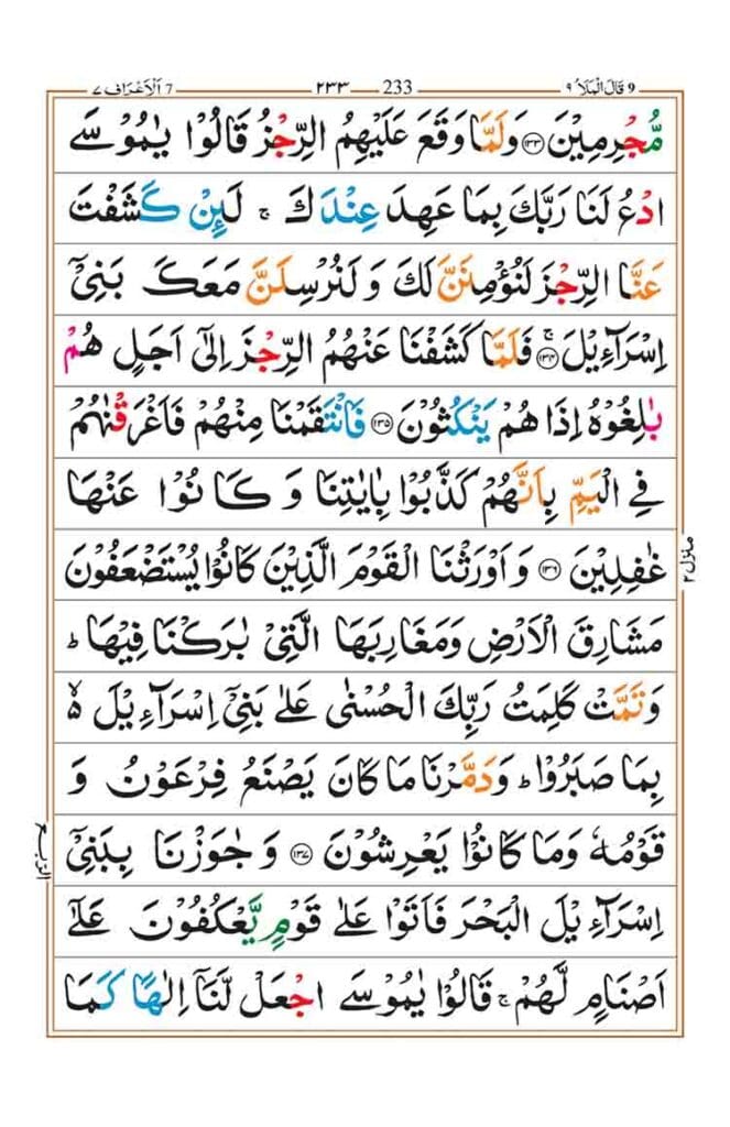 Surah Al-Araf Page 23