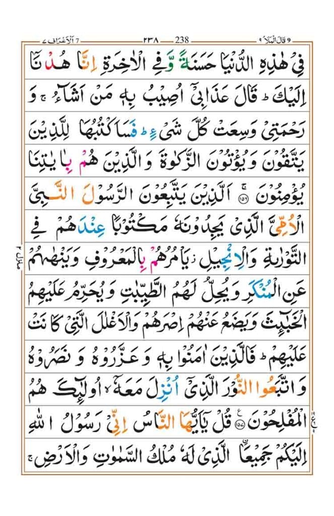 Surah Al-Araf Page 28