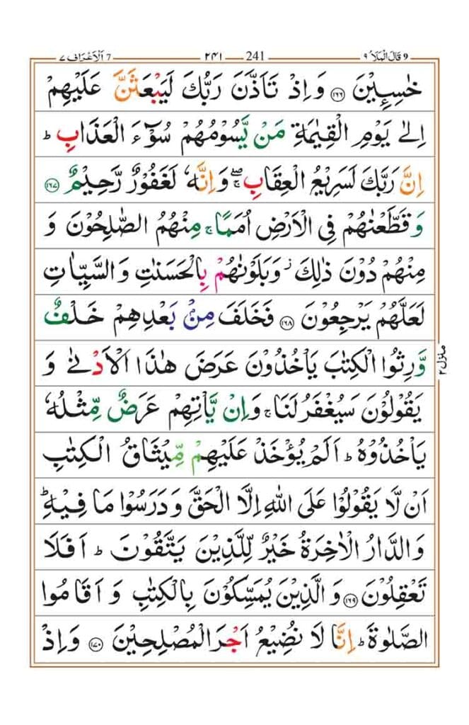 Surah Al-Araf Page 31