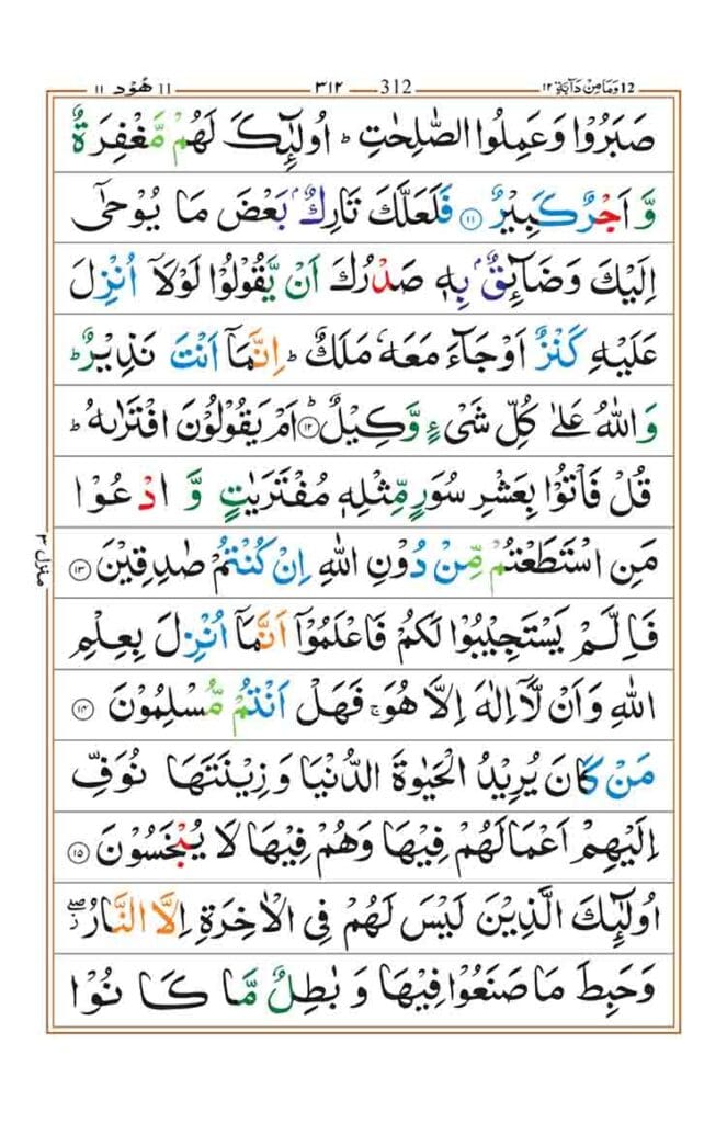 Surah Hud Page 3