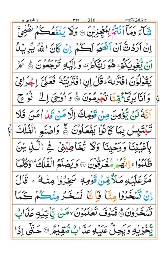 Surah Hud Page 7