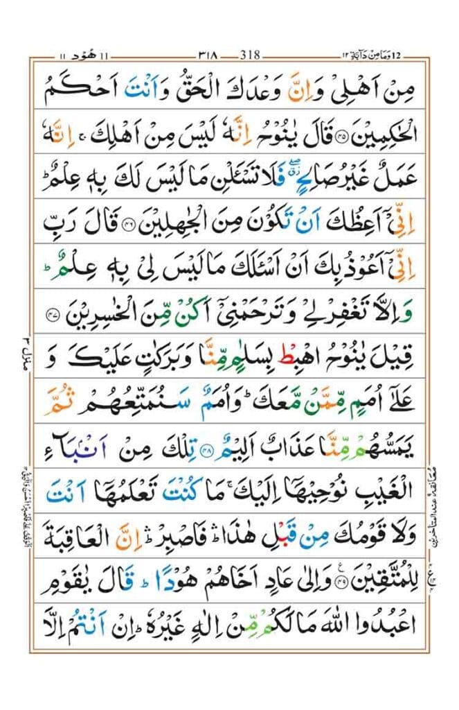 Surah Hud Page 9
