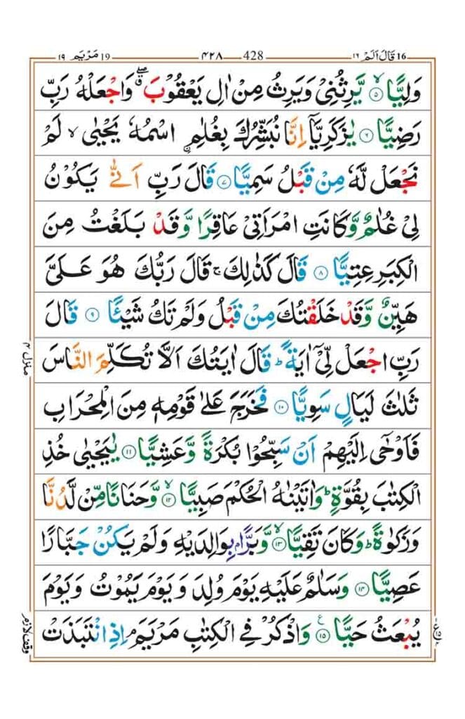 Surah Maryam Page 2