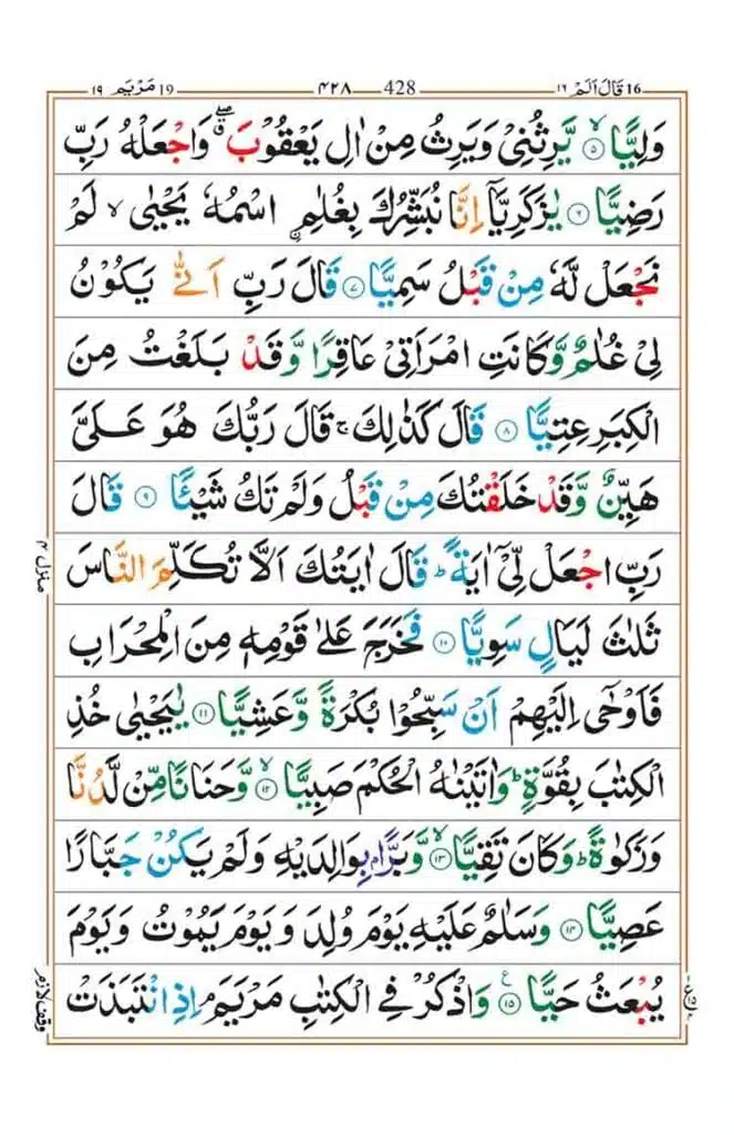 Surah Maryam Page 2