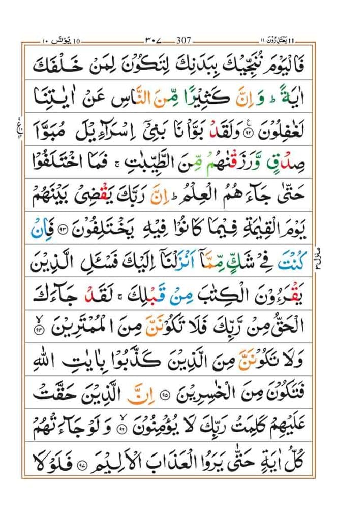 Surah Yunus page 18