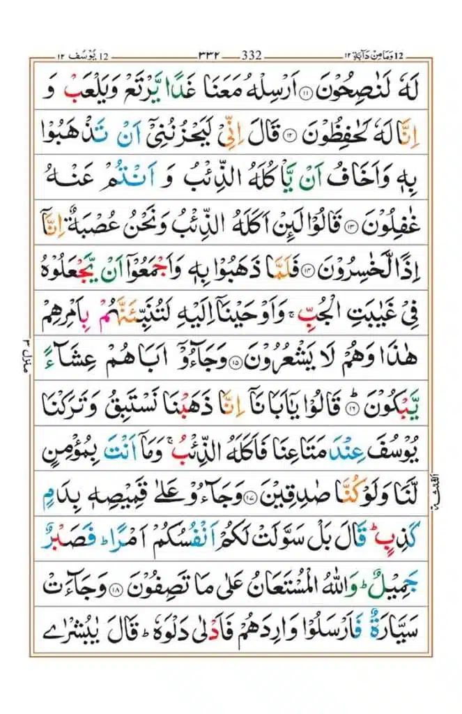 Surah Yusuf page 3