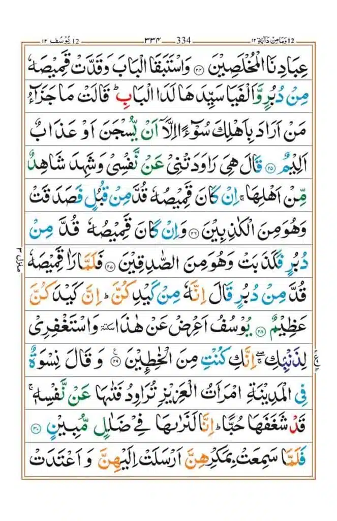 Surah Yusuf page 6