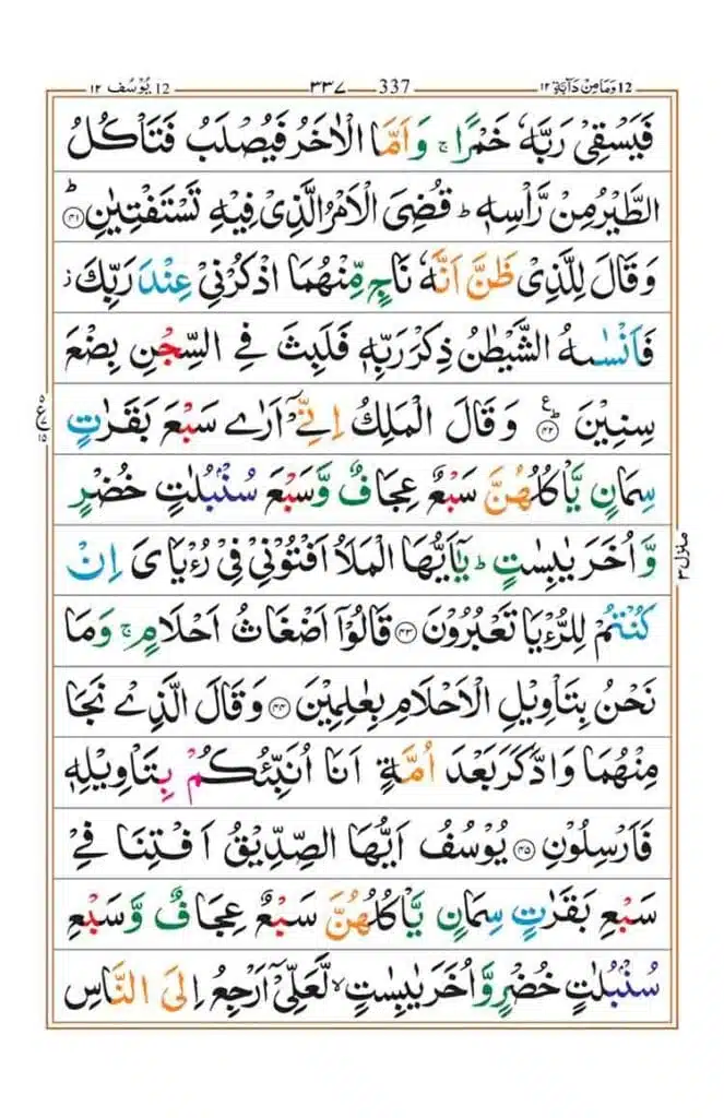 Surah Yusuf page 9