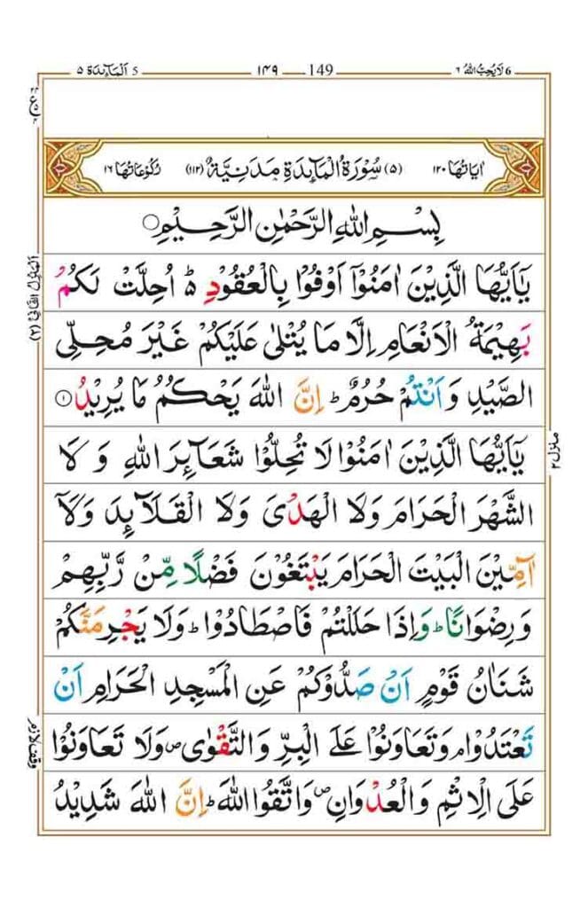 Surah Al-Anam Page 1