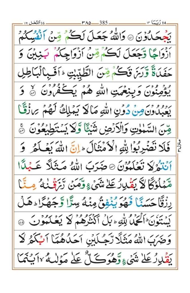 Surah an Nahl Page 12
