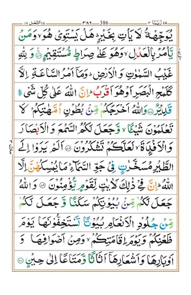 Surah an Nahl Page 13
