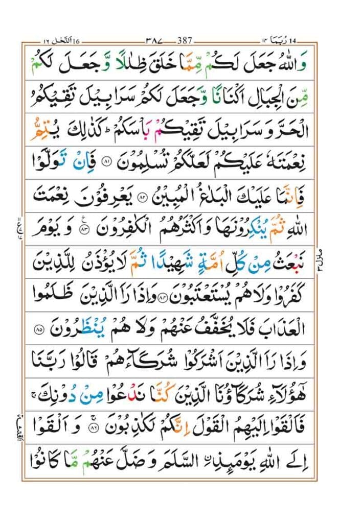 Surah an Nahl Page 14