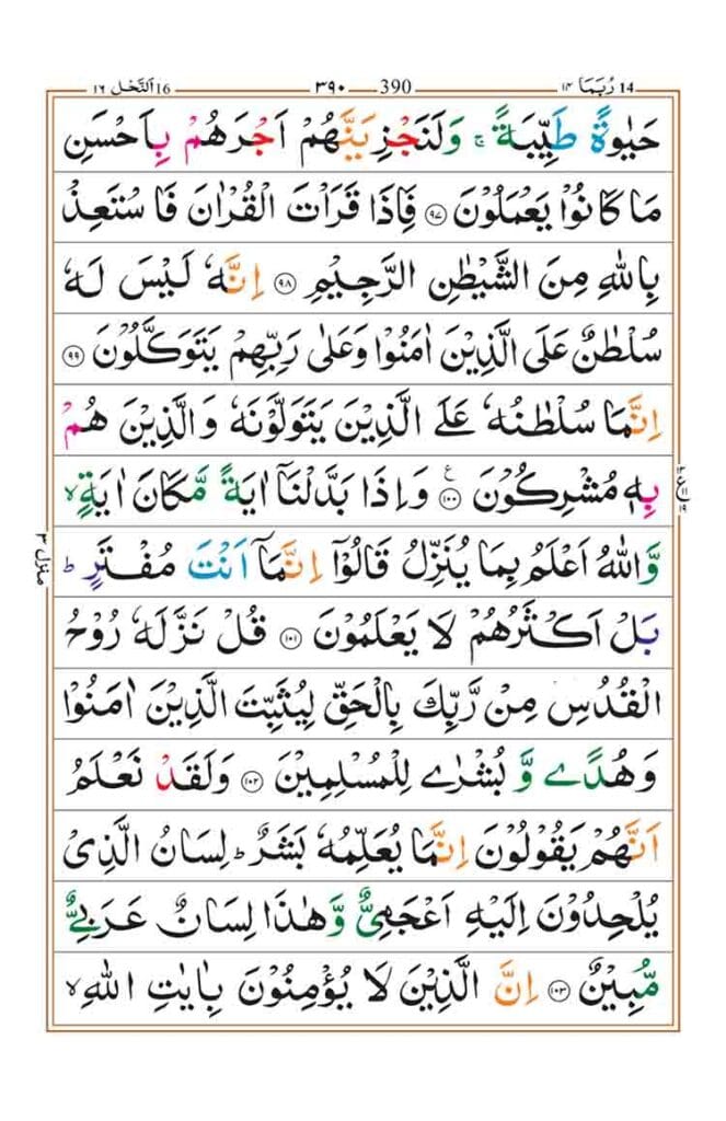 Surah an Nahl Page 17