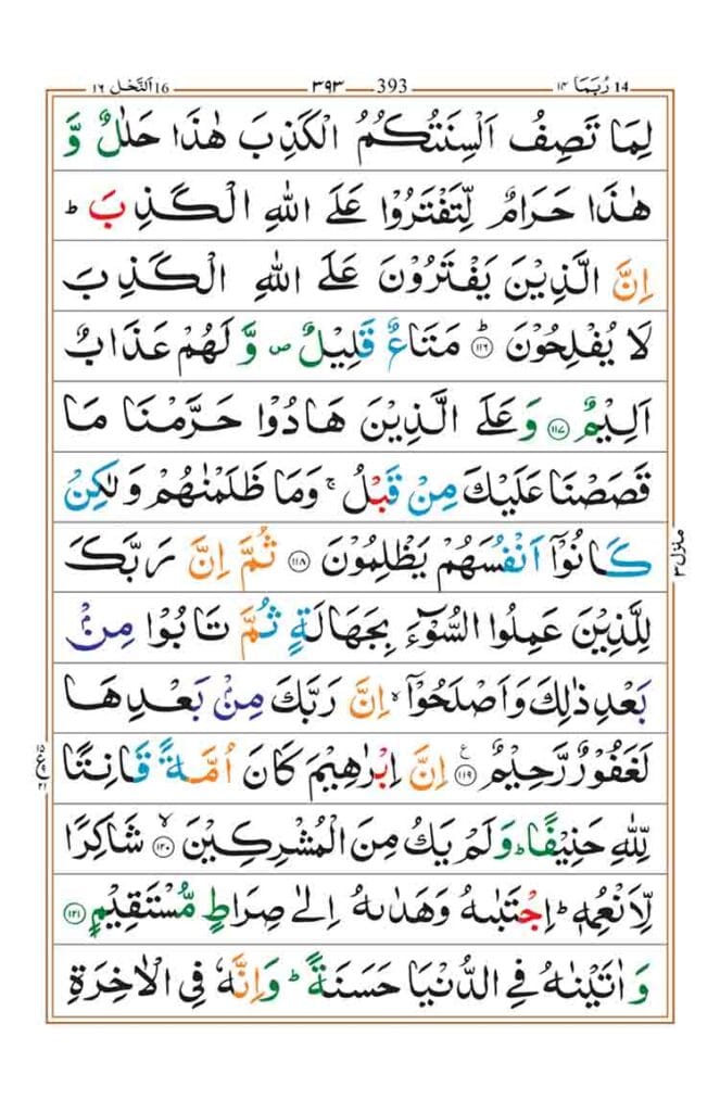 Surah an Nahl Page 20