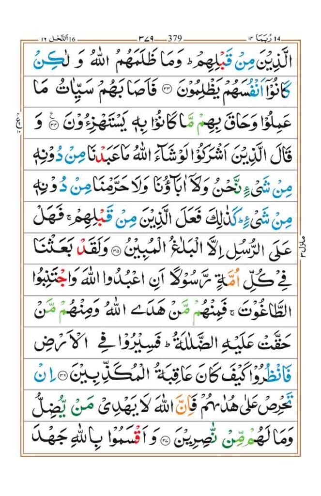 Surah an Nahl Page 6