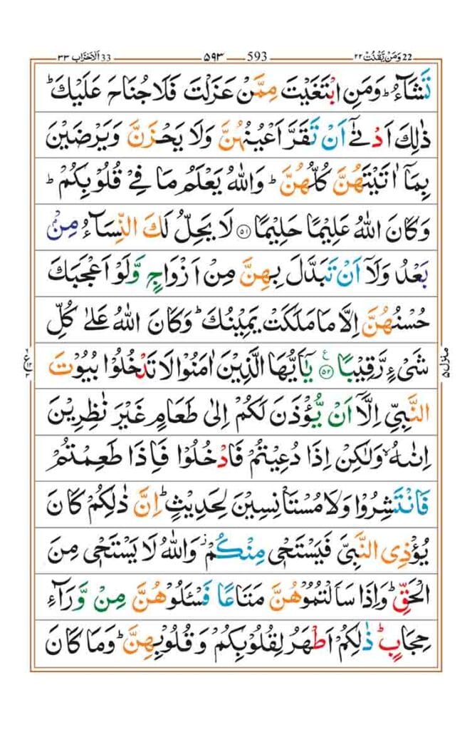 Surah Al Ahzab Page 11