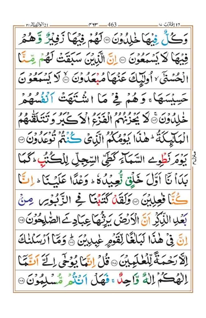Surah Al Anbiya Page 13