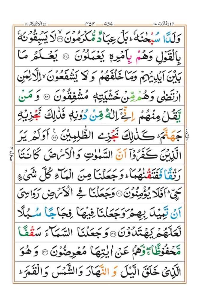 Surah Al Anbiya Page 4