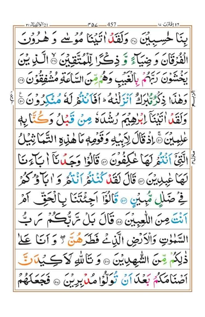 Surah Al Anbiya Page 7