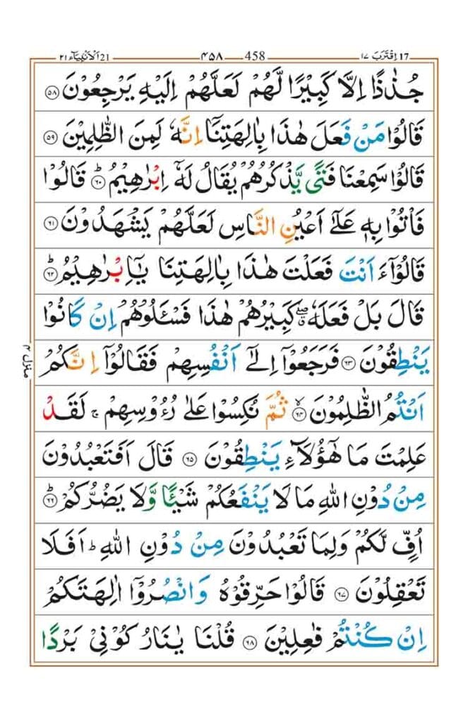 Surah Al Anbiya Page 8