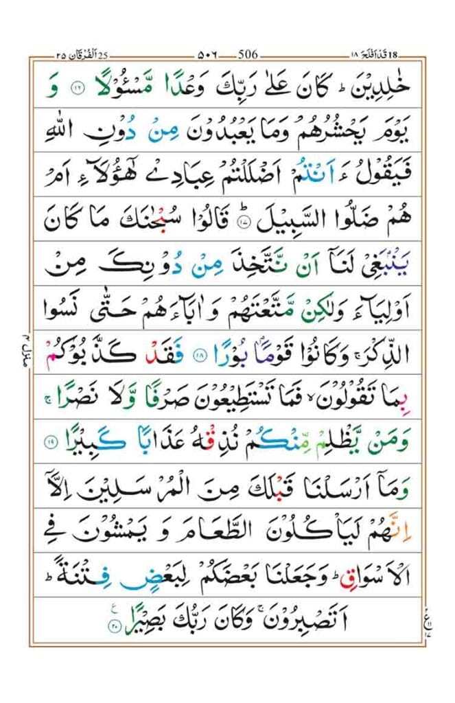 Surah Al Furqan Page 4