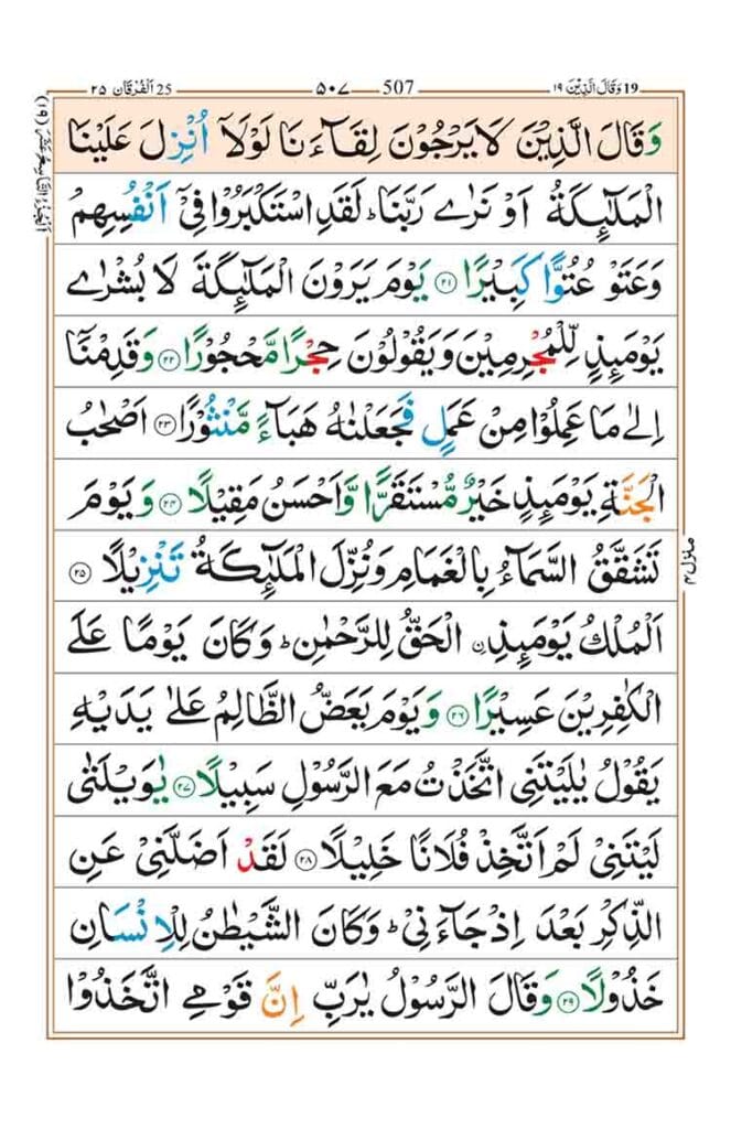 Surah Al Furqan Page 5