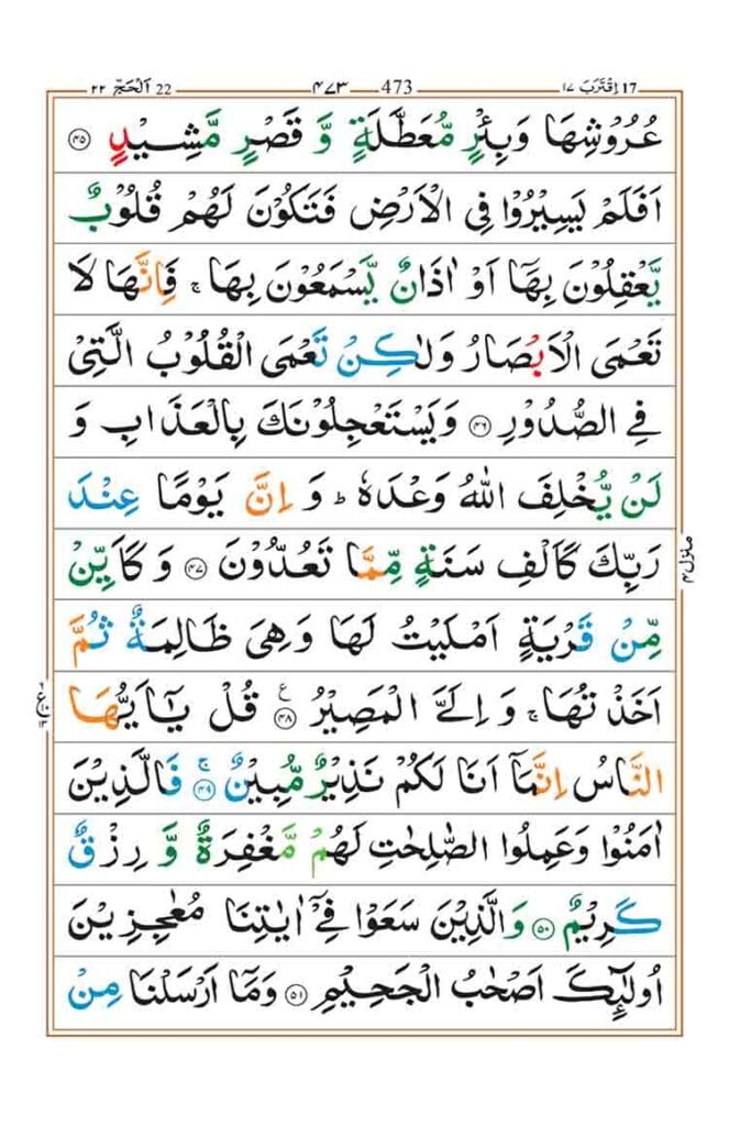 Surah Al Hajj Page 10