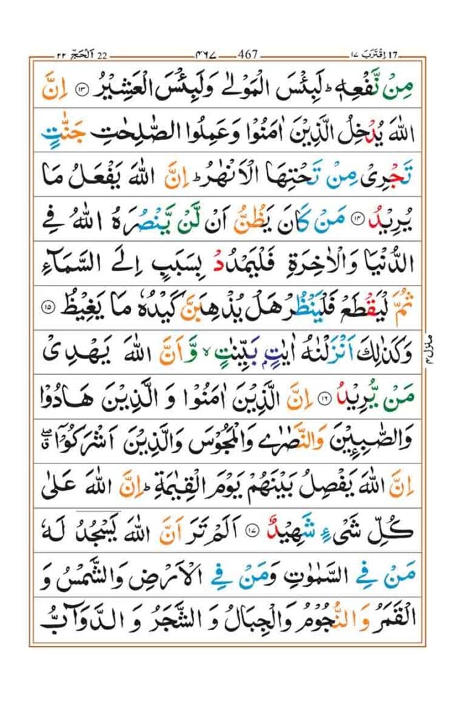 Surah Al Hajj Page 4