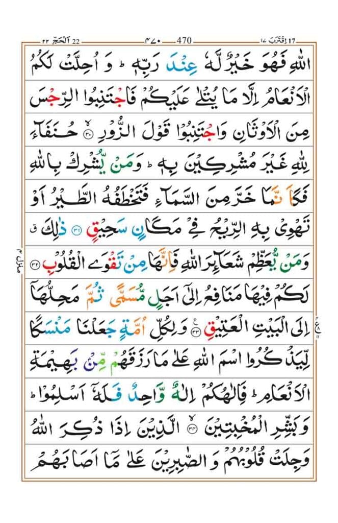 Surah Al Hajj Page 7