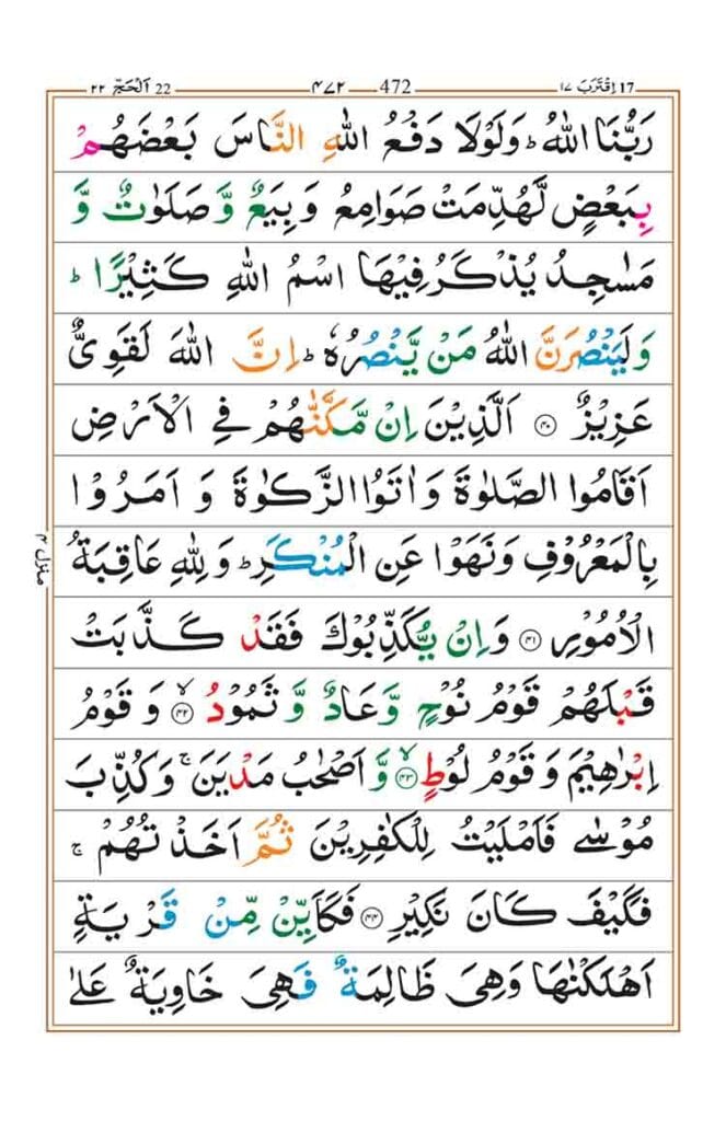 Surah Al Hajj Page 9