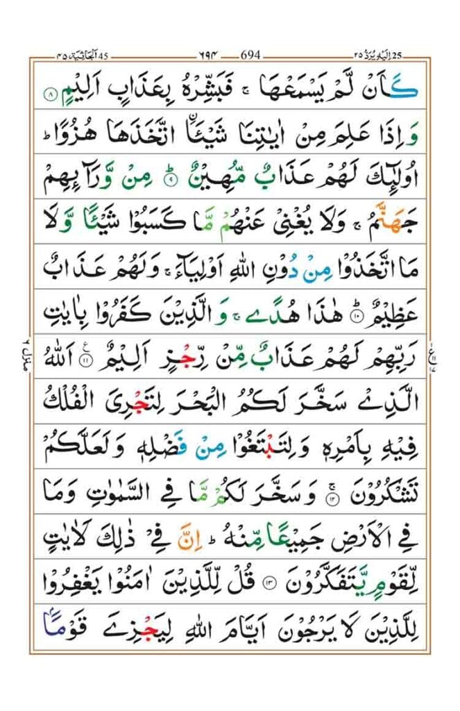 Surah Al Jasia Page 2