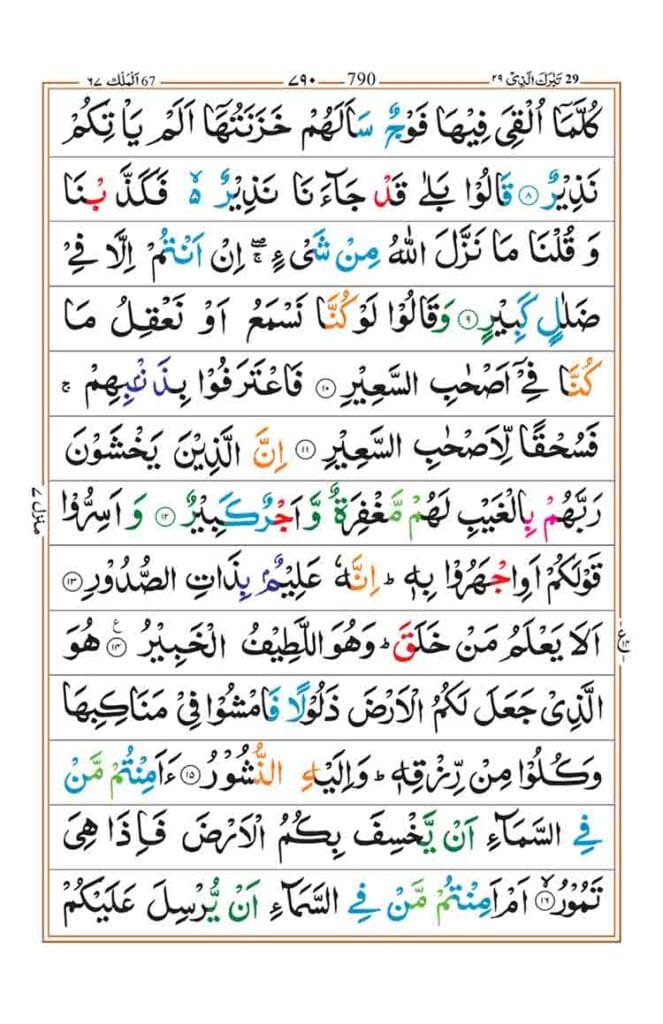 Surah Al Mulk Page 2