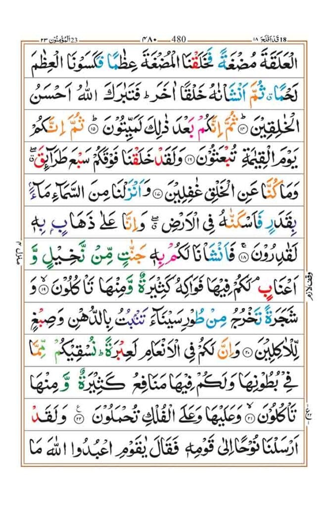 Surah Al Muminun Page2