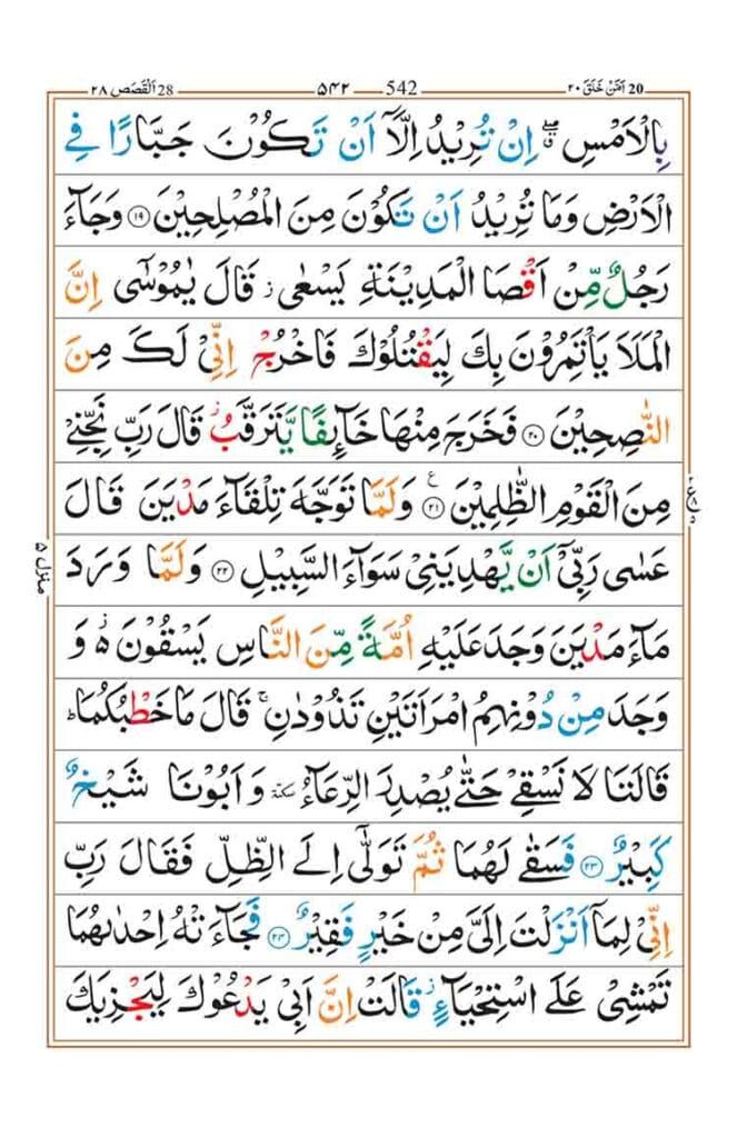 Surah Al Qasas Page 4