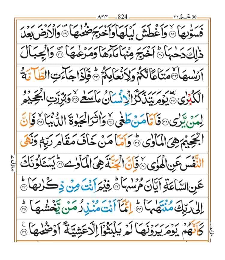 Surah An Naziat Page 3