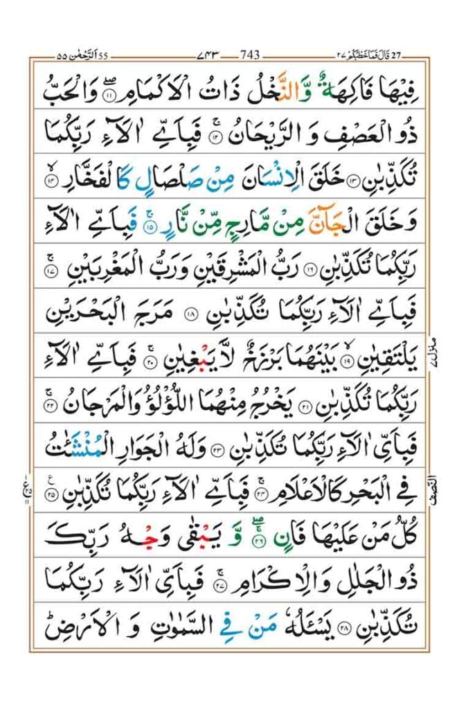 Surah Ar Rahman Page 2