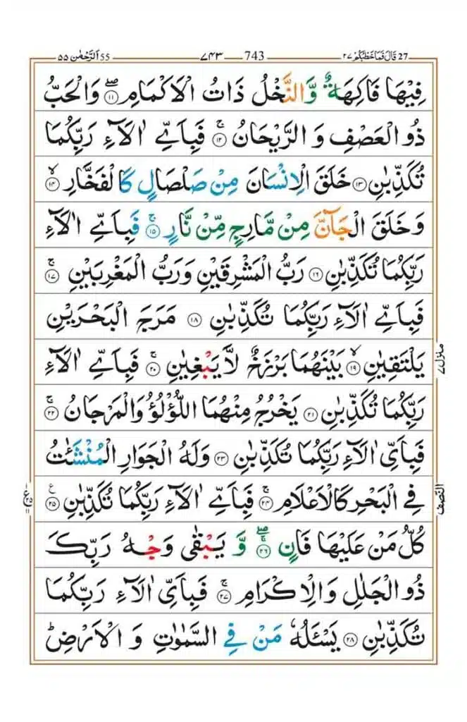 Surah Ar Rahman Page 2