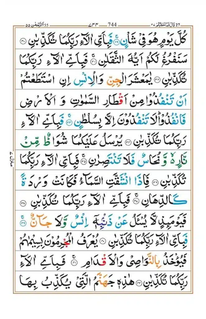 Surah Ar Rahman Page 3