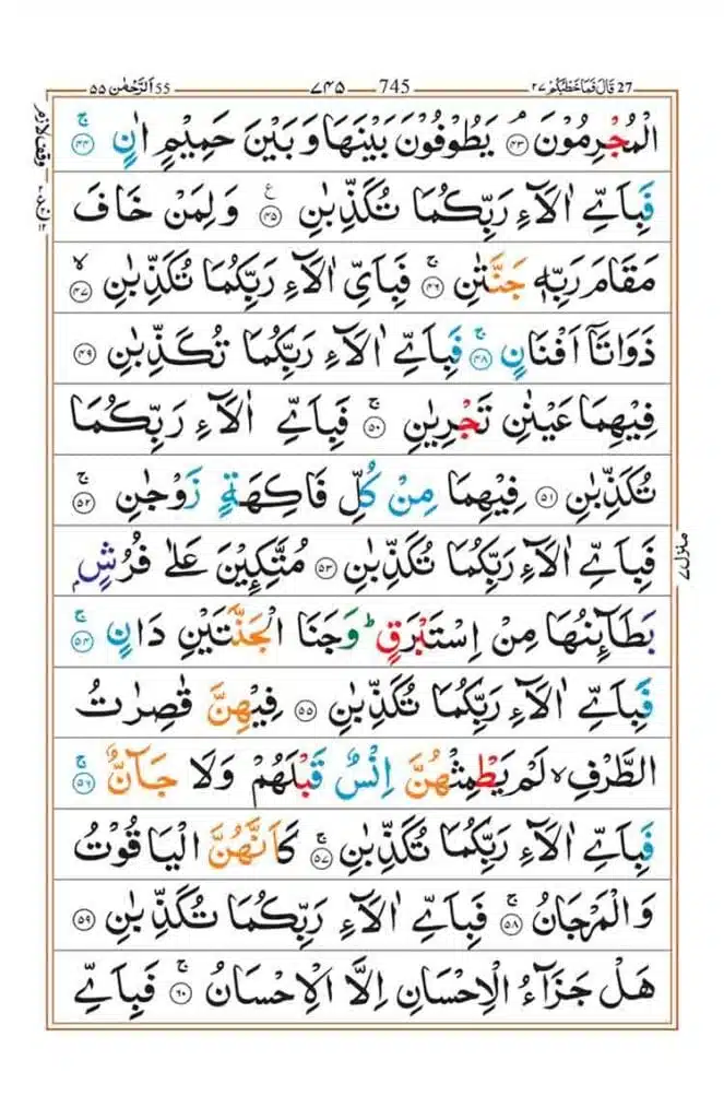 Surah Ar Rahman Page 4