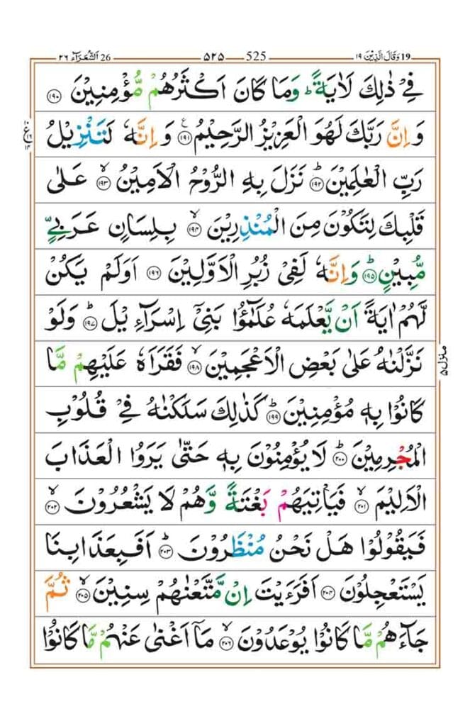 Surah Ash Shuara Page 13