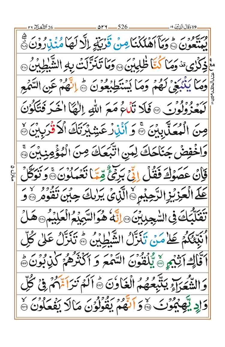 Surah Ash Shuara Page 14