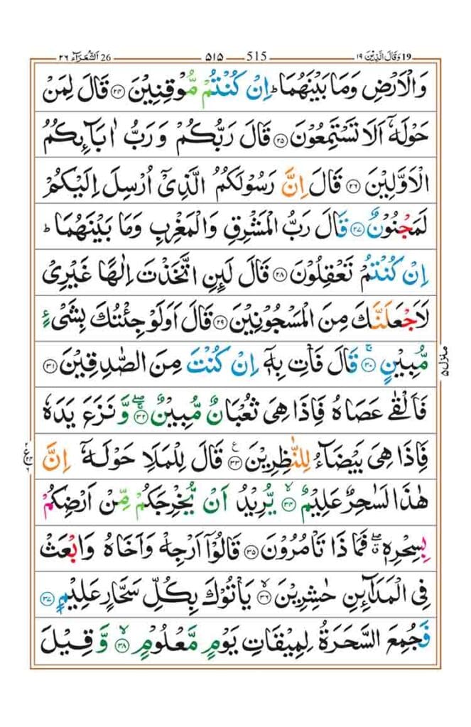 Surah Ash Shuara Page 3