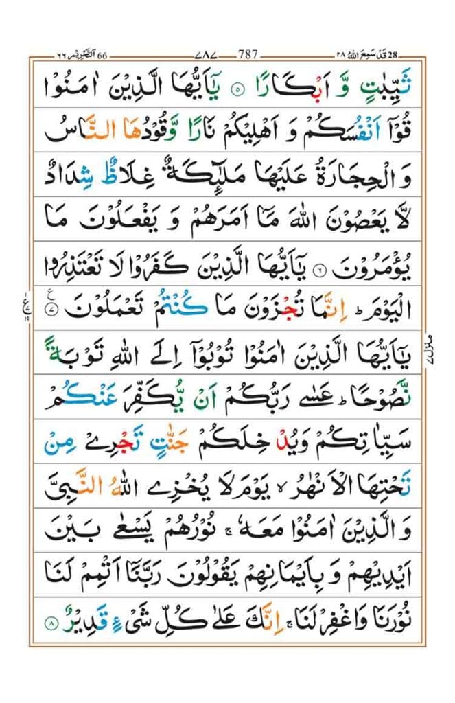Surah At Tahrim Page 3