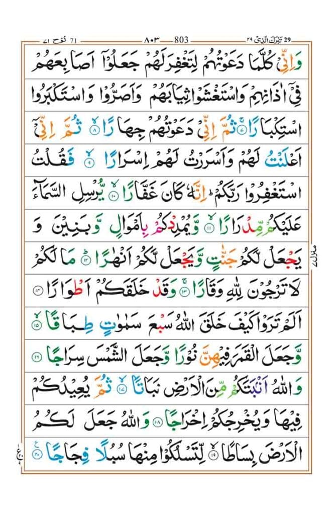 Surah Nuh Page 2