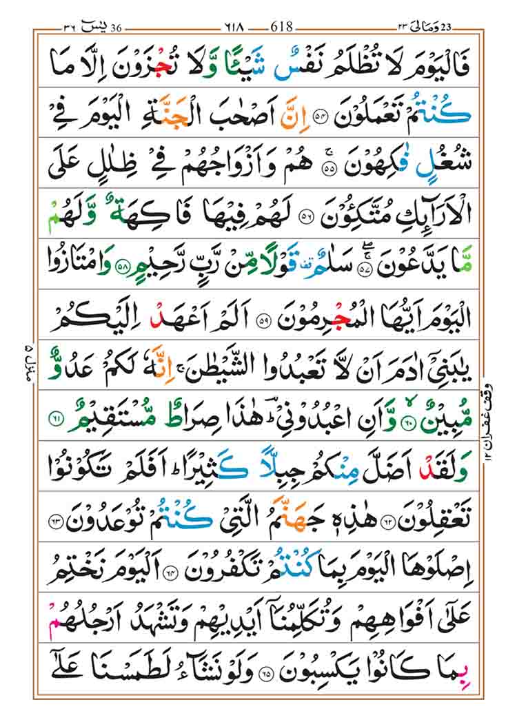 Surah Yasin Page 6